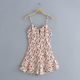 Streetable Elegant Printing Gallus Siamese Hosen Romper